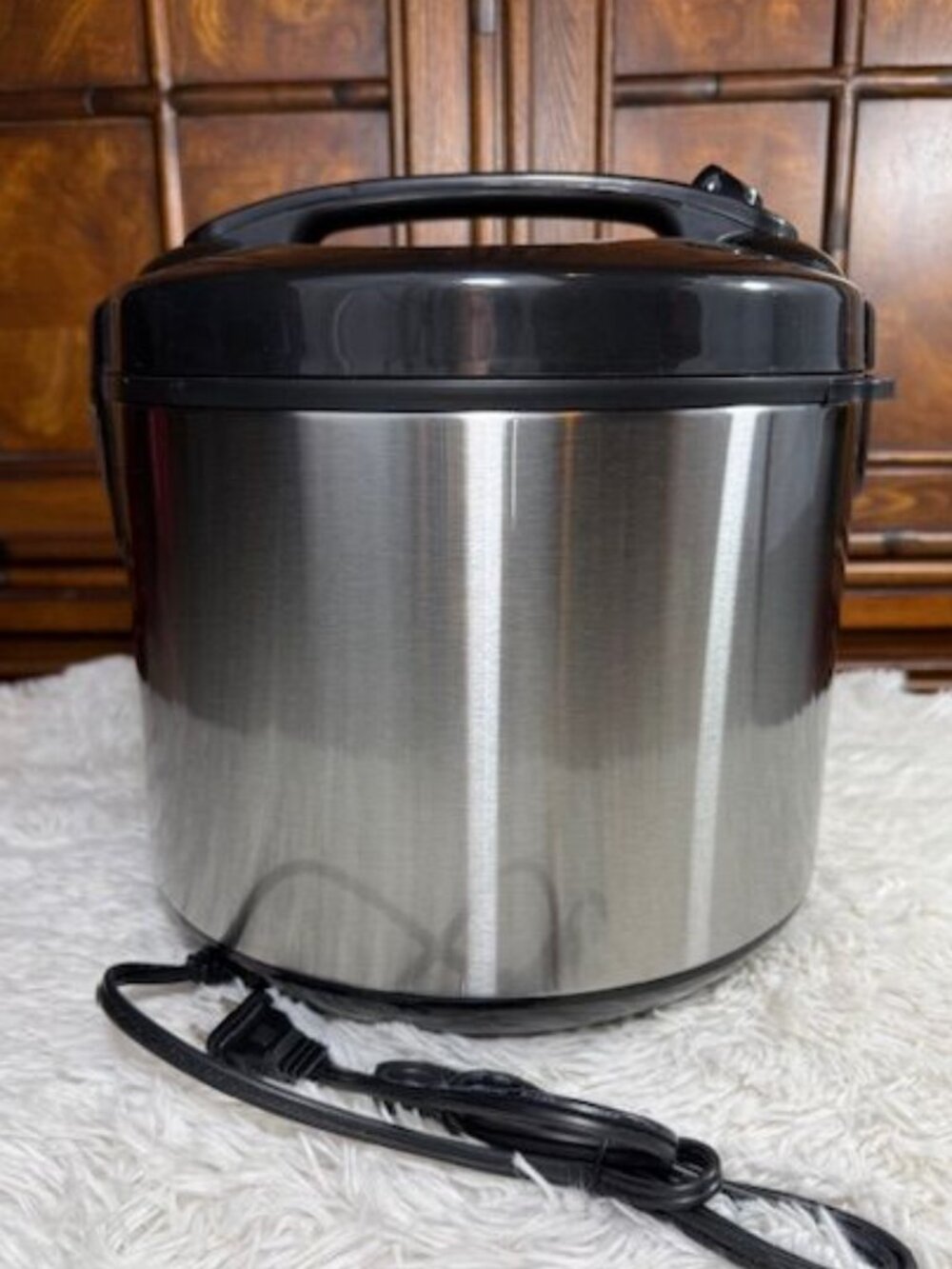 Aroma 20-Cup Cooked Digital Rice Cooker Slow Cooker Food Steamer ARC-150SB - Picture 4 of 11